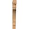 Ekena Millwork Merced Block Smooth Bracket, Western Red Cedar, 3 1/2"W x 22"D x 30"H BKT04X22X30MRC05SWR - alternate 4